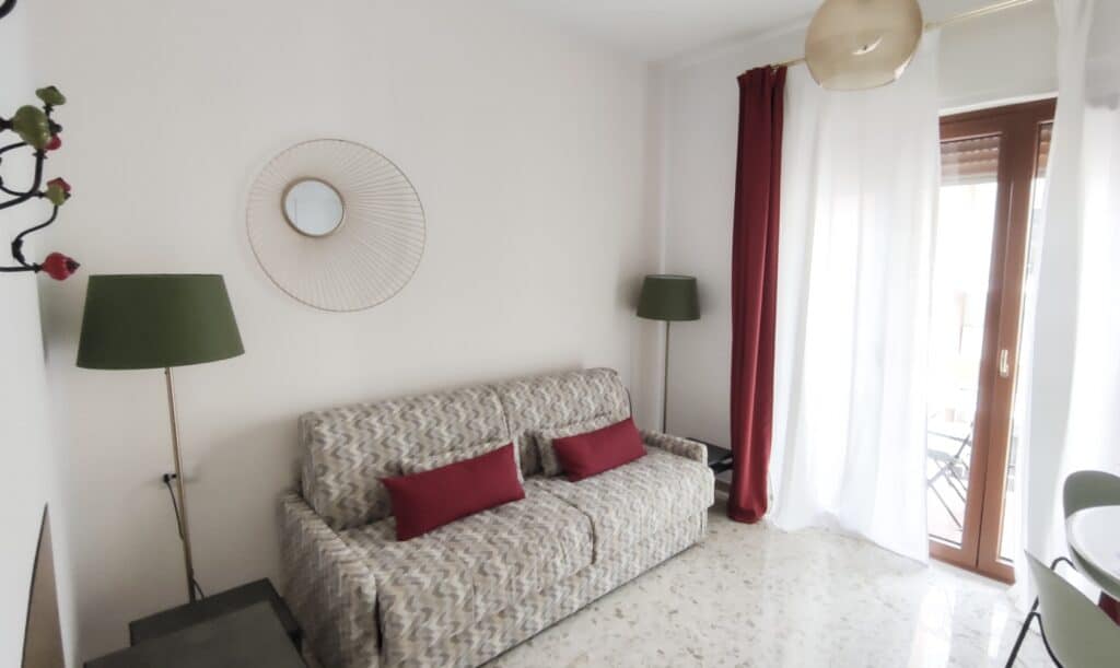 Soggiorno con Divano Letto